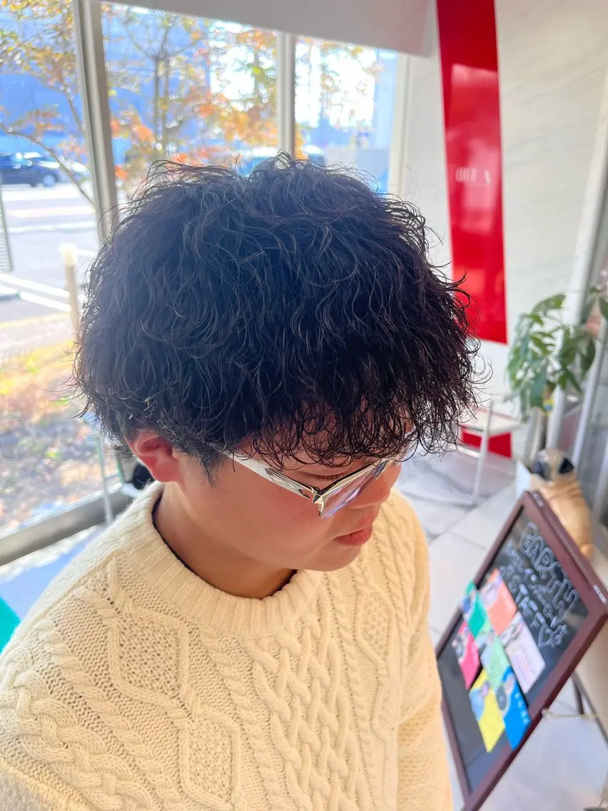ショート カット パーマ 吉田 遥稀【Earth】のヘアスタイル