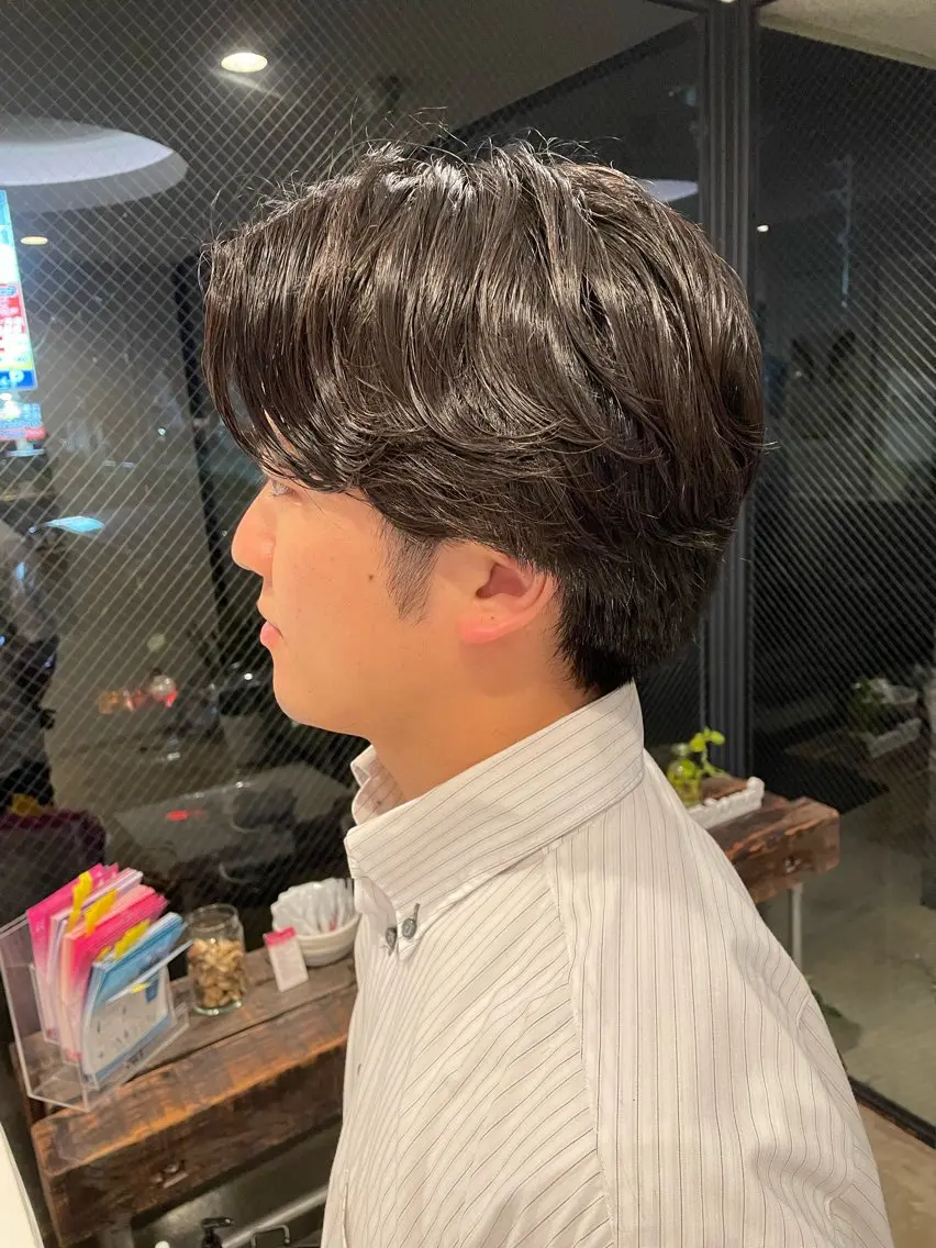 ショート カット パーマ 藤村 翔充のヘアスタイル