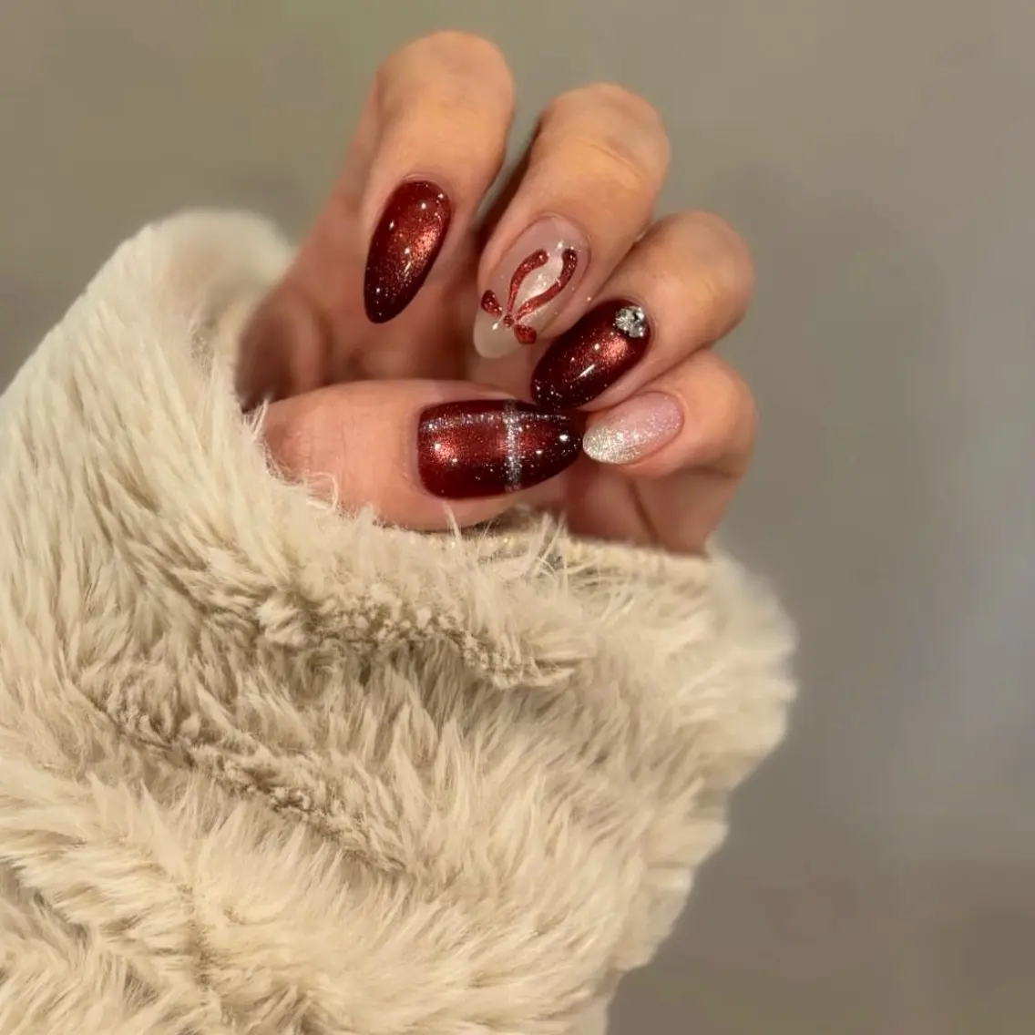 ネイル 冬ネイル クリスマス ハンドネイル eri chan nailのネイルデザイン