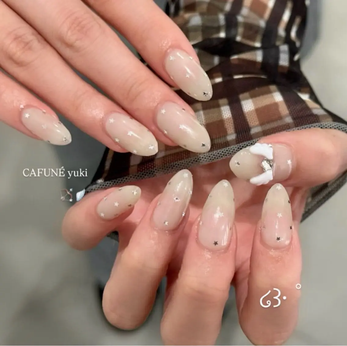 ネイル ハンドネイル 🎼CAFUNÉ_ TOKYO.•*¨のネイルデザイン
