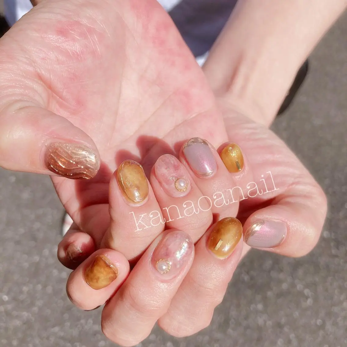 ネイル 地爪育成💅 kanaoanailのネイルデザイン