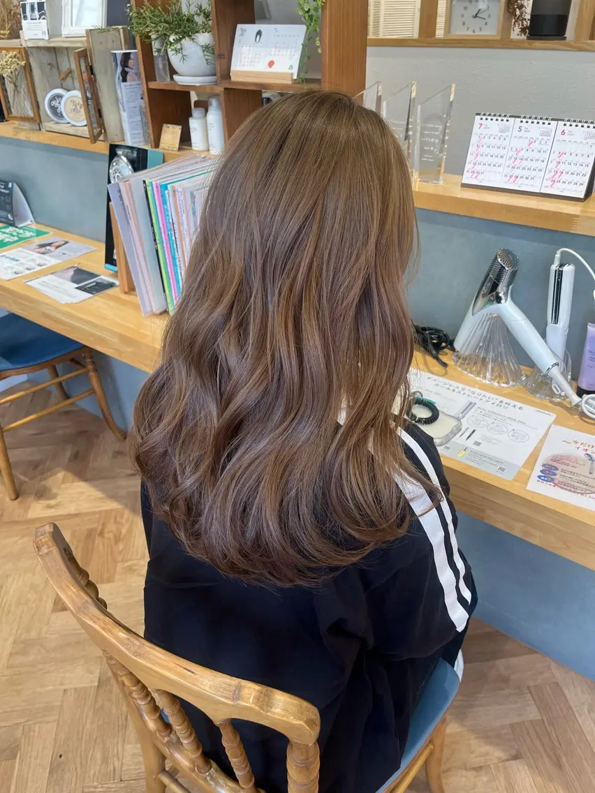 セミロング カラー ヘアアレンジ ヘアカラー merc. 🌼せのおのヘアスタイル