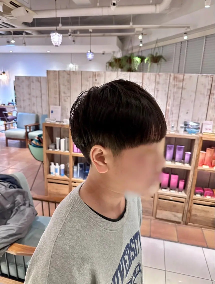 メンズ マッシュ シースルーマッシュ Rio/ kiri  逗子葉山のヘアスタイル