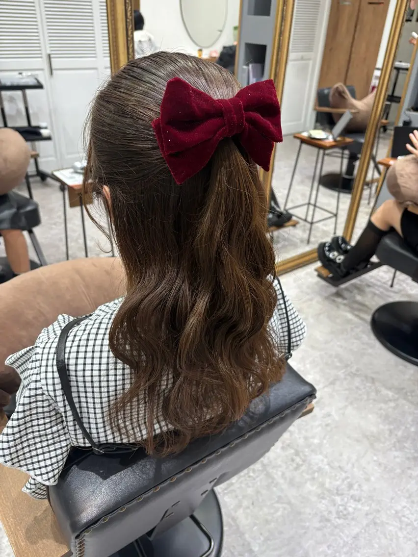 ヘアアレンジ ピンクカラーアレンジ 🩷AYANA🩷のヘアスタイル