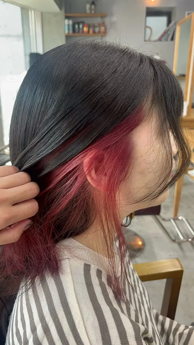カラー ヘアカラー トリートメント 秋山 美奈のヘアスタイル