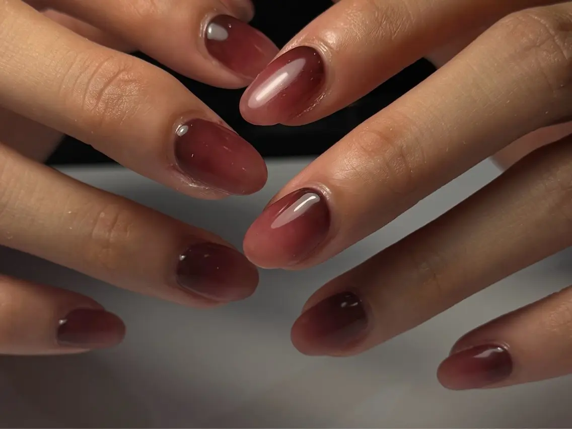 ネイル アートネイル ジェルネイル グラデーション 持ち込み ハンドネイル Nail mood デザイン持ち込みokのネイルデザイン