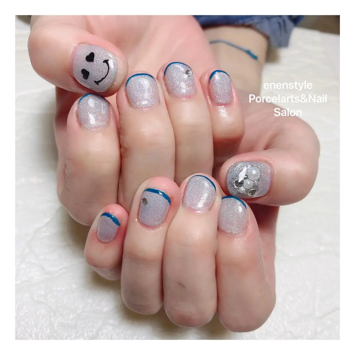 ショート ネイル ハンドネイル 🐾enen style 🐾のネイルデザイン