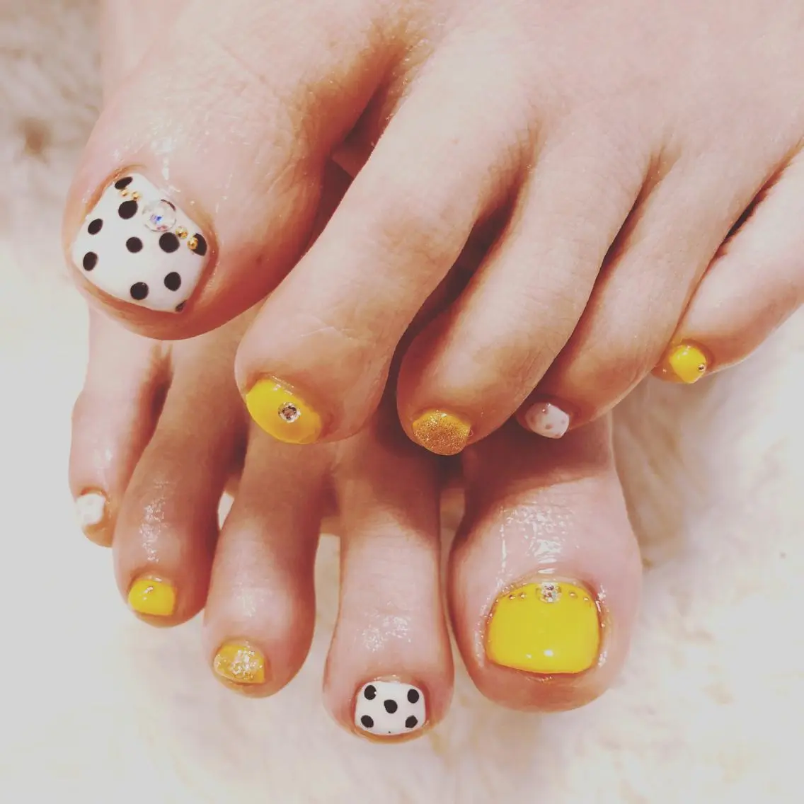 フットジェルネイル⭐️¥4950​〜​の写真