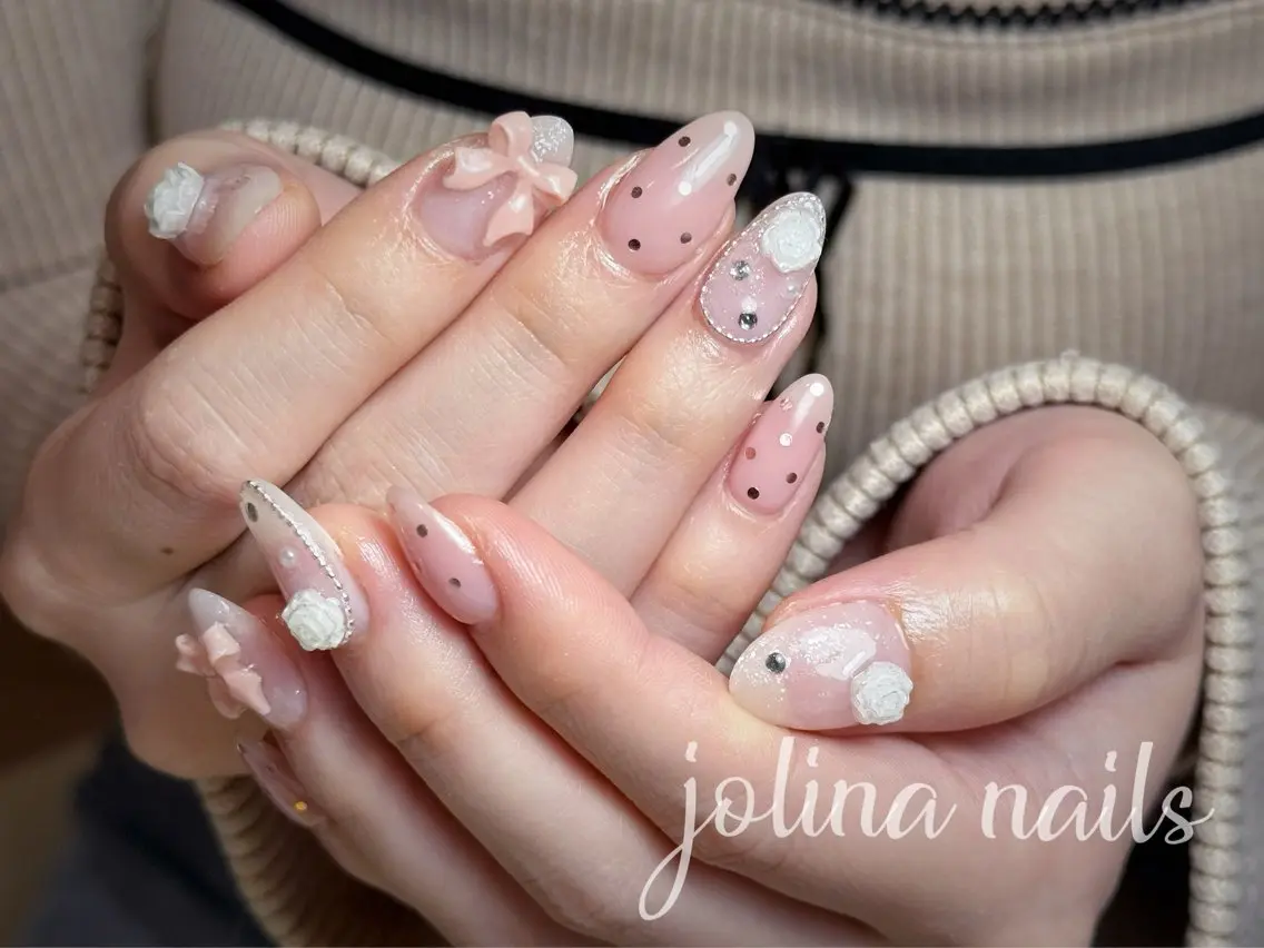 ネイル ジェルネイル 持ち込み パラジェル スカルプネイル ワンホンネイル jolina nails鶴見店のネイルデザイン