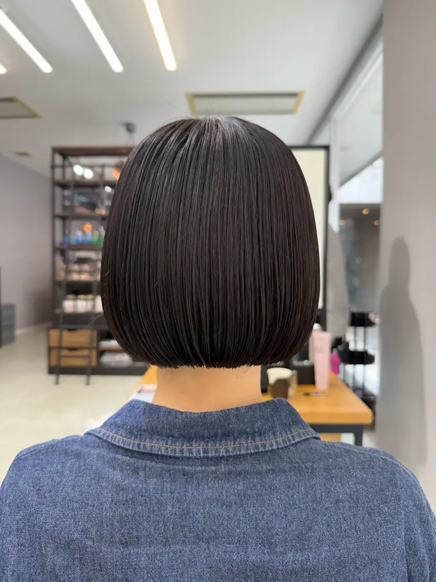 ショート ボブ カット 川村 涼介のヘアスタイル