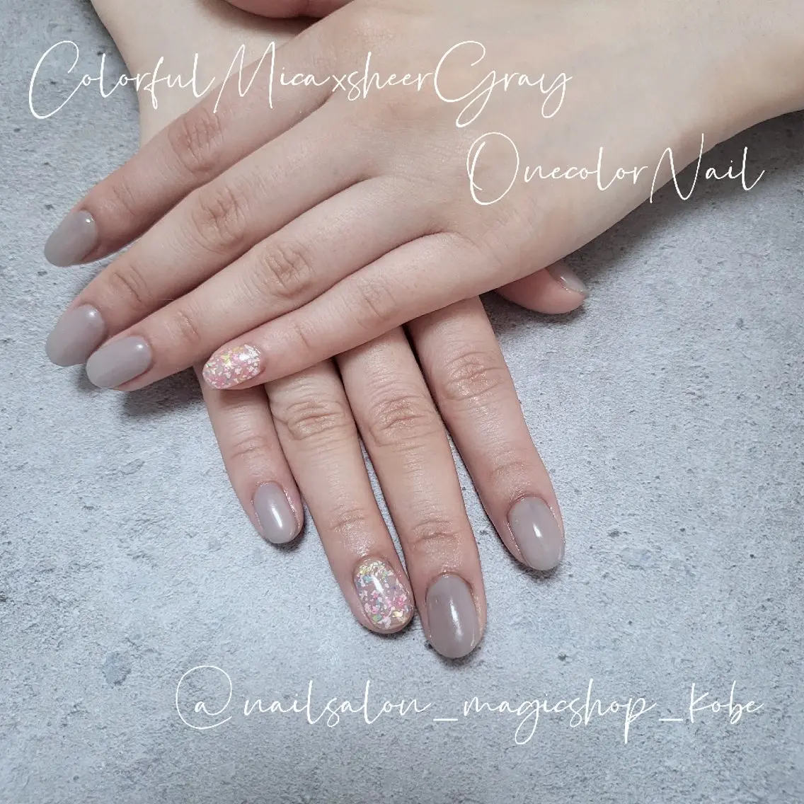 ネイル ジェルネイル ワンカラーネイル ソフトジェル 春ネイル ハンドネイル Nailsalon MagicShopのネイルデザイン
