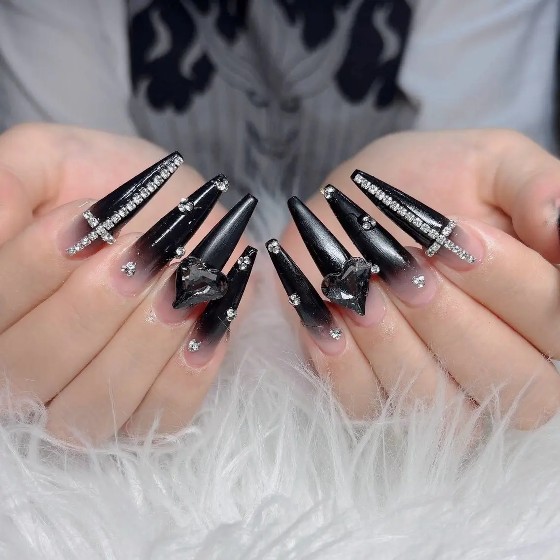 ネイル フットネイル フレンチネイル グラデーション 韓国ネイル ロングネイル ハンドネイル Hani Nail Salonのネイルデザイン