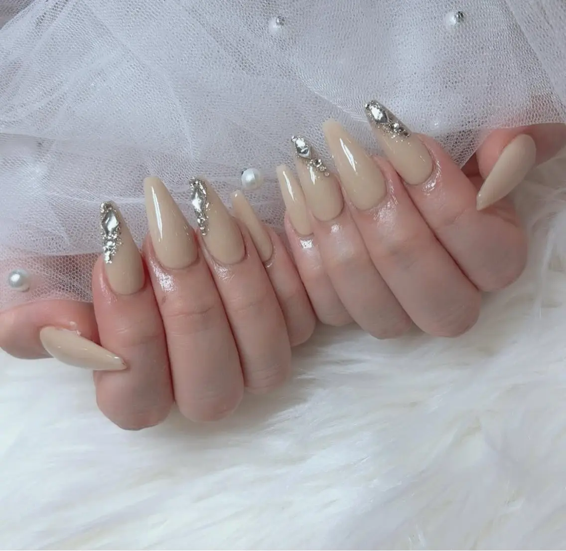 ネイル アートネイル フラワーネイル フレンチネイル ジェルネイル グラデーション ハンドネイル Ryu Nail NekoChanのネイルデザイン