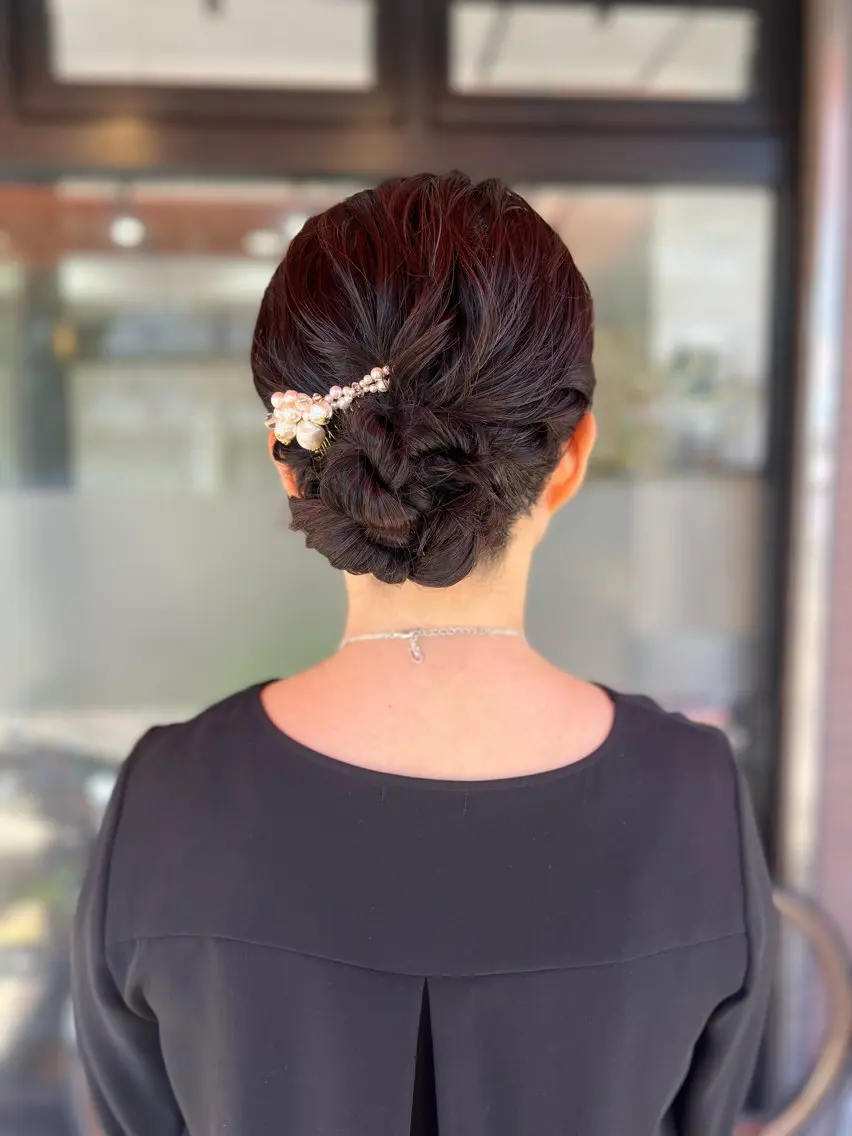 ヘアアレンジ 結婚式・ブライダル ヘアセット HONOKA ボブ得意/尼崎のヘアスタイル