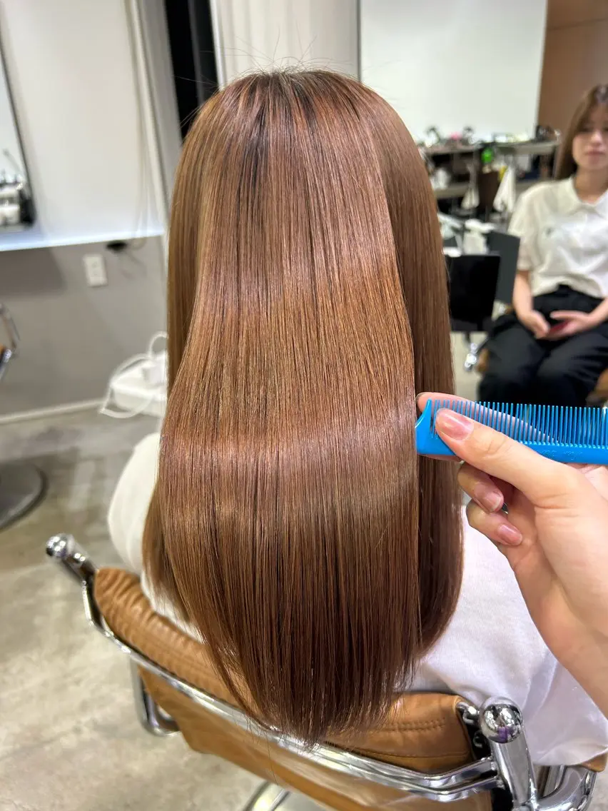 セミロング トリートメント 🧣艶カラー・ヘア セット Chie🧸のヘアスタイル