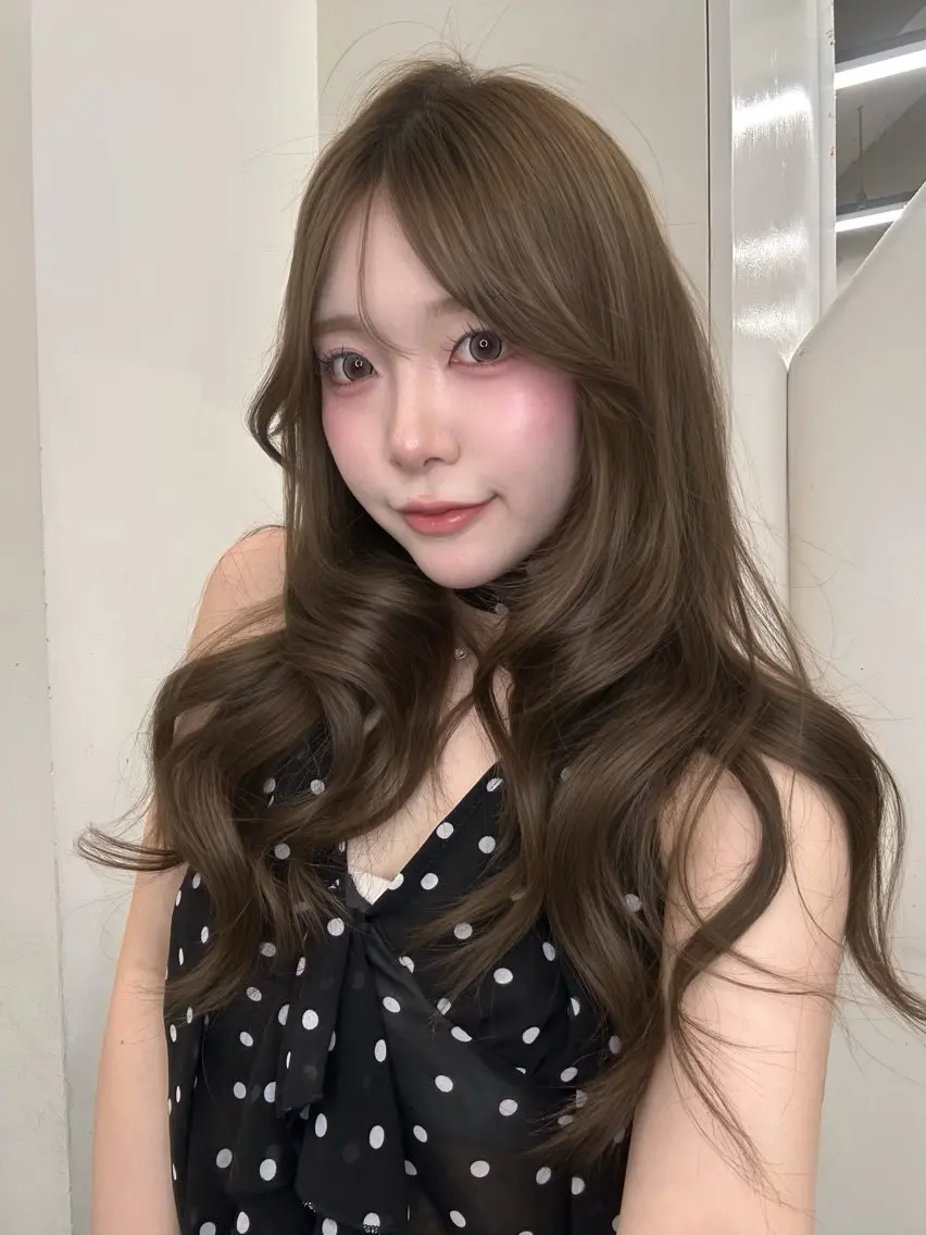 ロング カラー ヘアカラー ヘアセット 上品モテヘア🩶 karen🩶のヘアスタイル