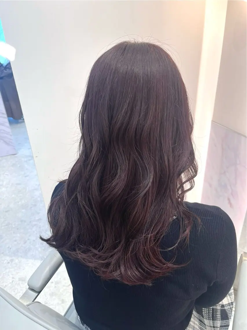 セミロング カット ヘアカラー トリートメント *Zina S * Natsukiのヘアスタイル