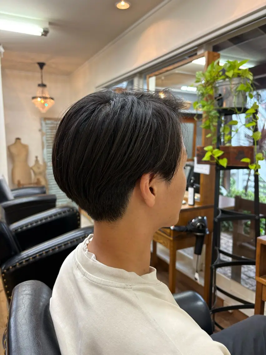 ショート メンズ ツーブロック ショートヘア カット 羽鳥 美穂のヘアスタイル