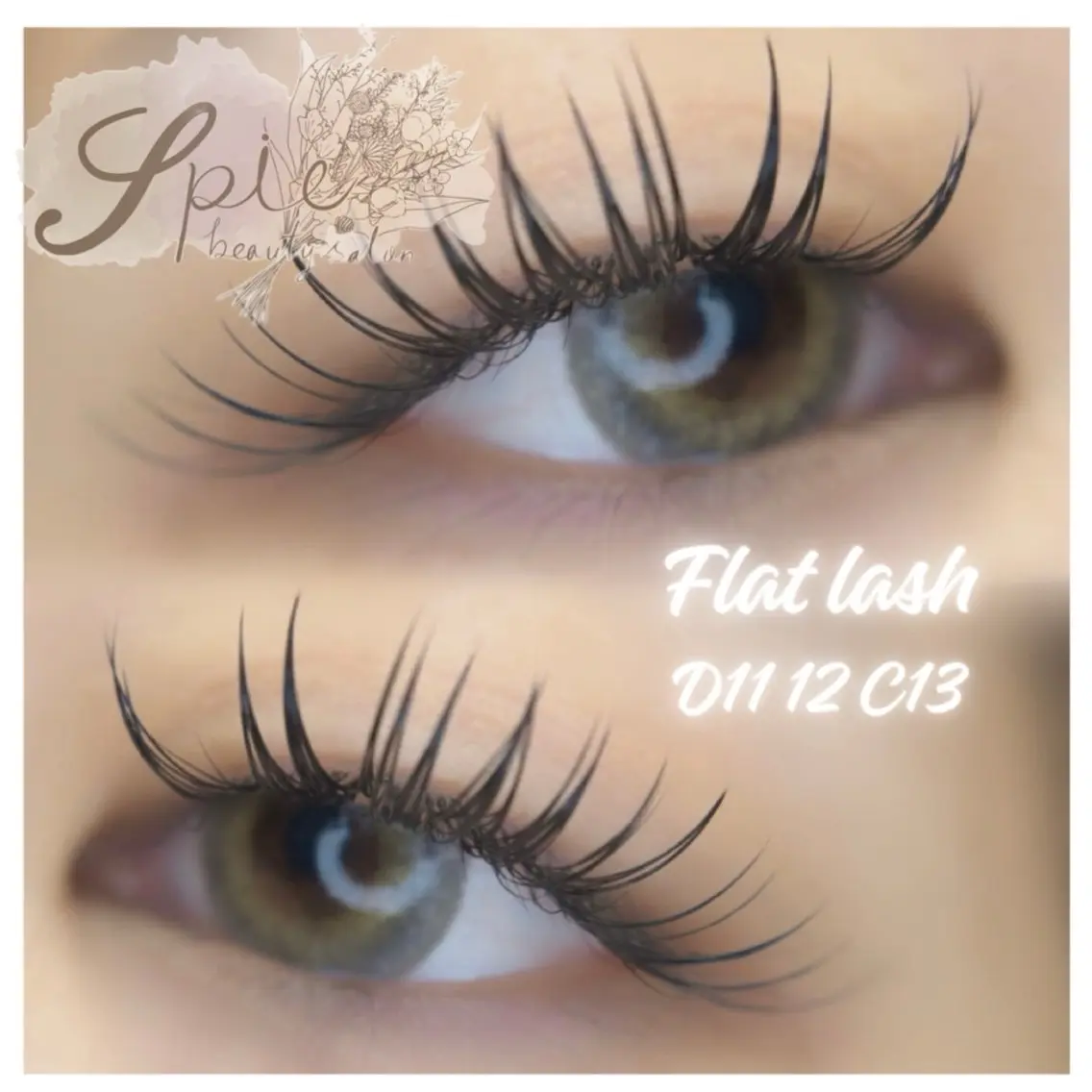 マツエク・マツパ フラットラッシュ Eyelist nakaseのマツエク・マツパデザイン
