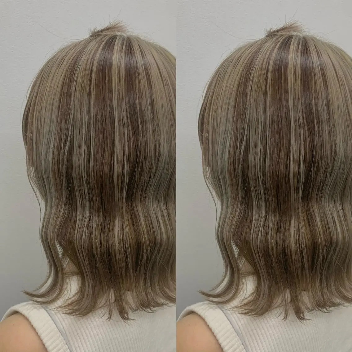 ミディアム ブリーチ無しカラー✨ 美鈴のヘアスタイル