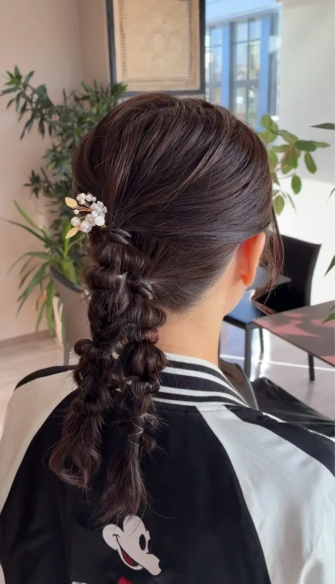 ミディアム ヘアアレンジ 結婚式・ブライダル ヘアセット arika もえのヘアスタイル