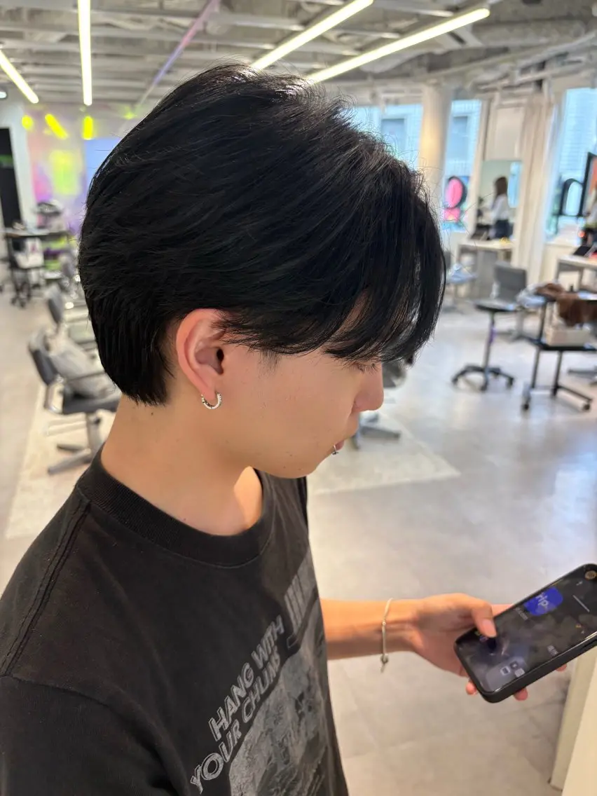 メンズ ダウンパーマ メンズパーマ しゅり🇰🇷 日韓MIXメンズヘアのヘアスタイル
