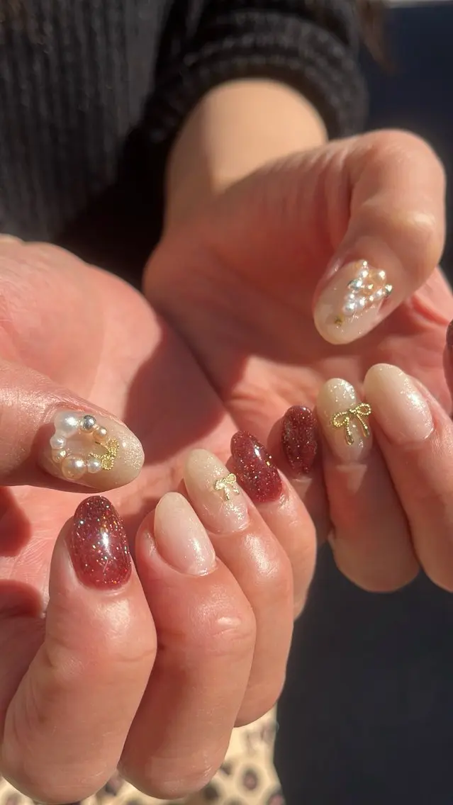 ネイル ニュアンスネイル シンプルネイル SAKU nail 作島茜のネイルデザイン