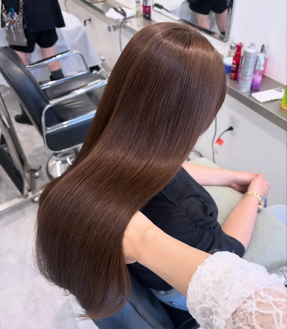 セミロング カラー ヘアカラー Parve Mix/ 平 奈果🎀のヘアスタイル