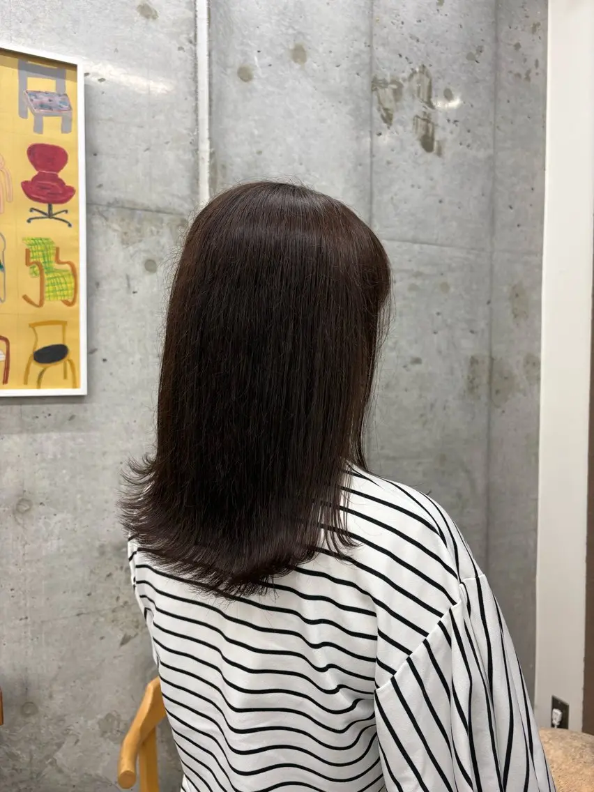 ワンカラー＋ミドルトリートメントの写真