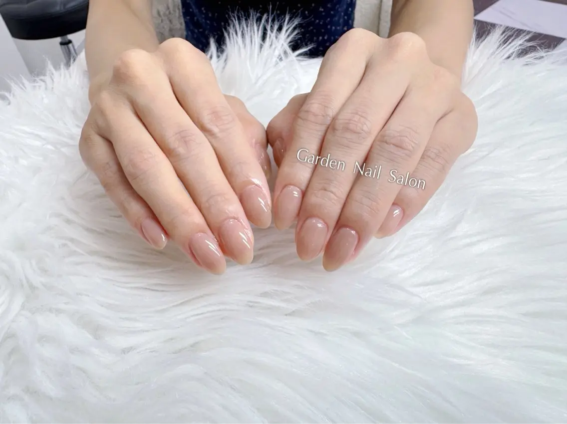 ネイル ワンカラーネイル Garden Beautyのネイルデザイン