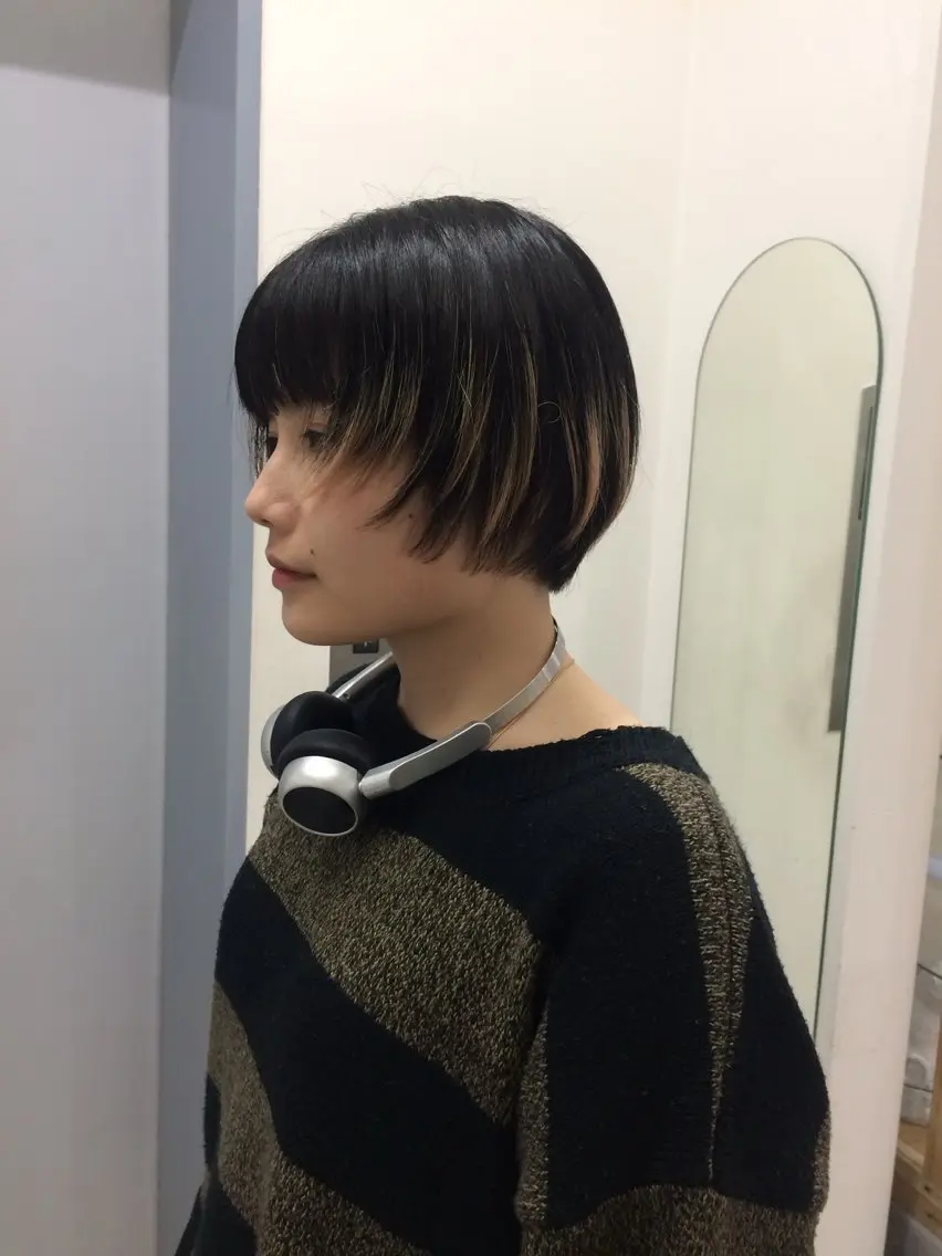 ショート 顔周りカット レイヤーカット ショートヘア カット 杏華 ショートのヘアスタイル