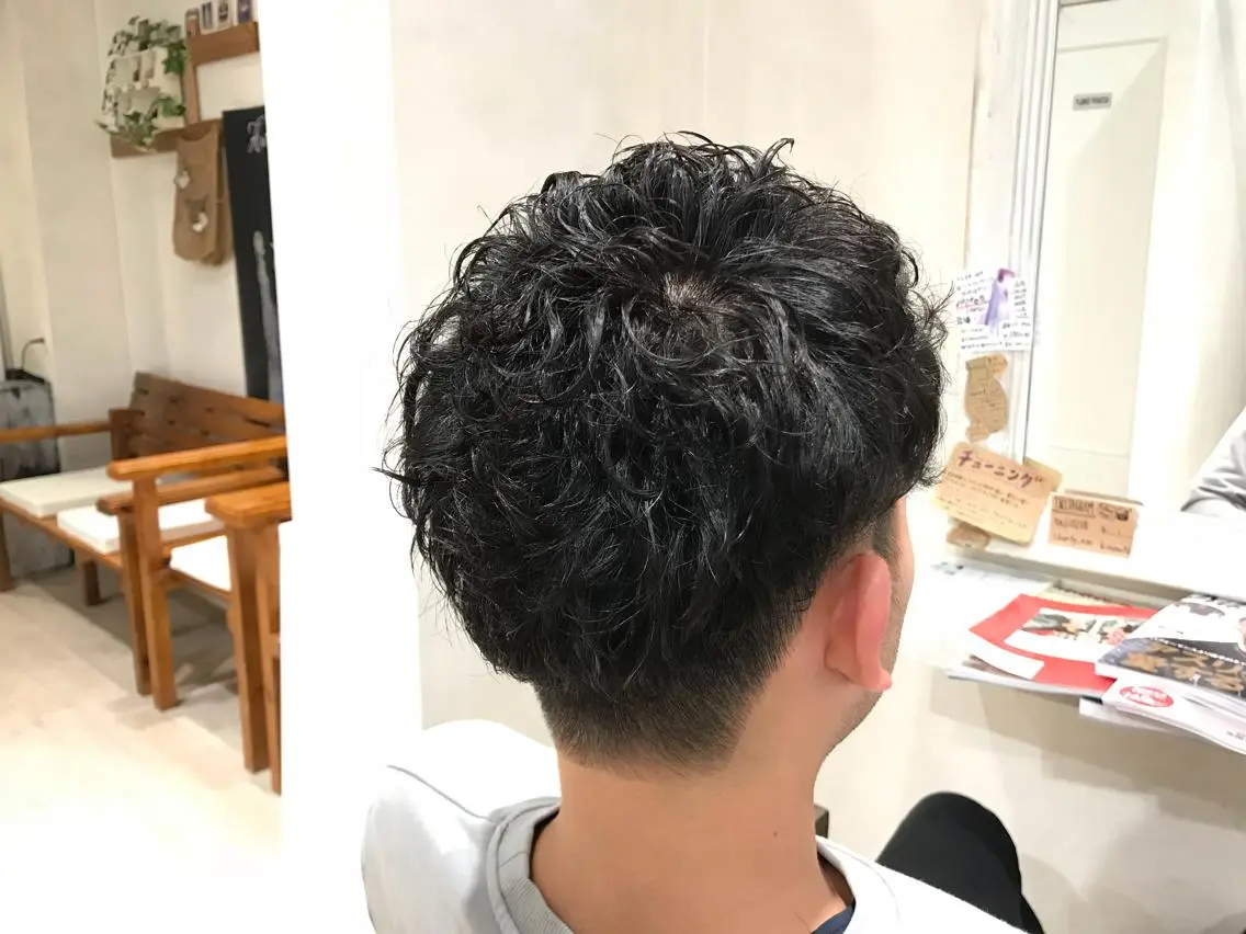 ショート パーマ メンズ メンズパーマ メンズ指名多数!! 田島史也のヘアスタイル