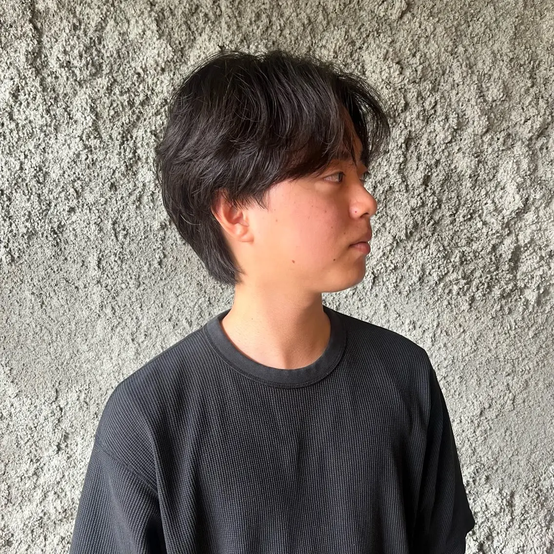 ショート パーマ メンズ カット ヘアカラー トリートメント 永井駿祐【平尾 薬院】メンズカットのヘアスタイル