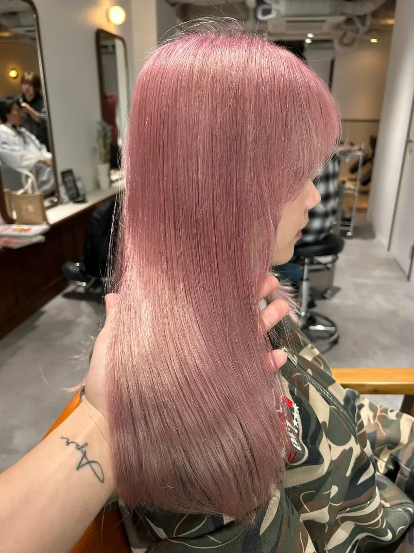 ロング カット ヘアカラー トリートメント レイヤーカット🍃 カネコのヘアスタイル
