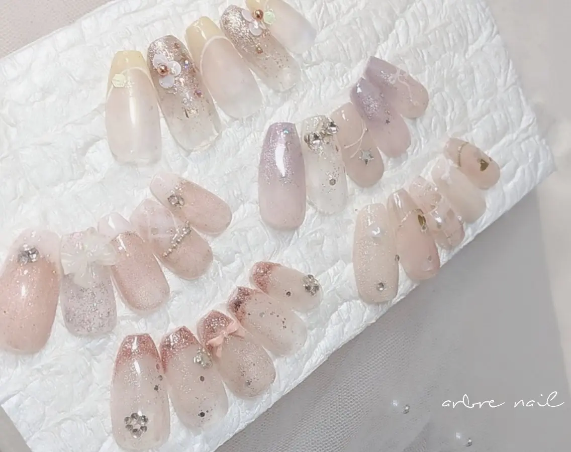 ネイル ハンドネイル ✯.。 arbre nail 。✯.のネイルデザイン