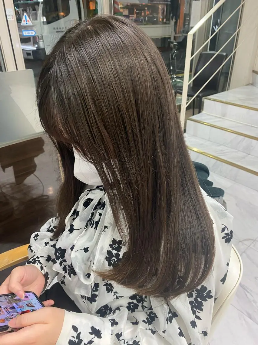 【🚺レディースご新規様🌸】艶髪カット✨️➕3stepトリートメント🧖♀️🧴◌𓈒𓐍の写真