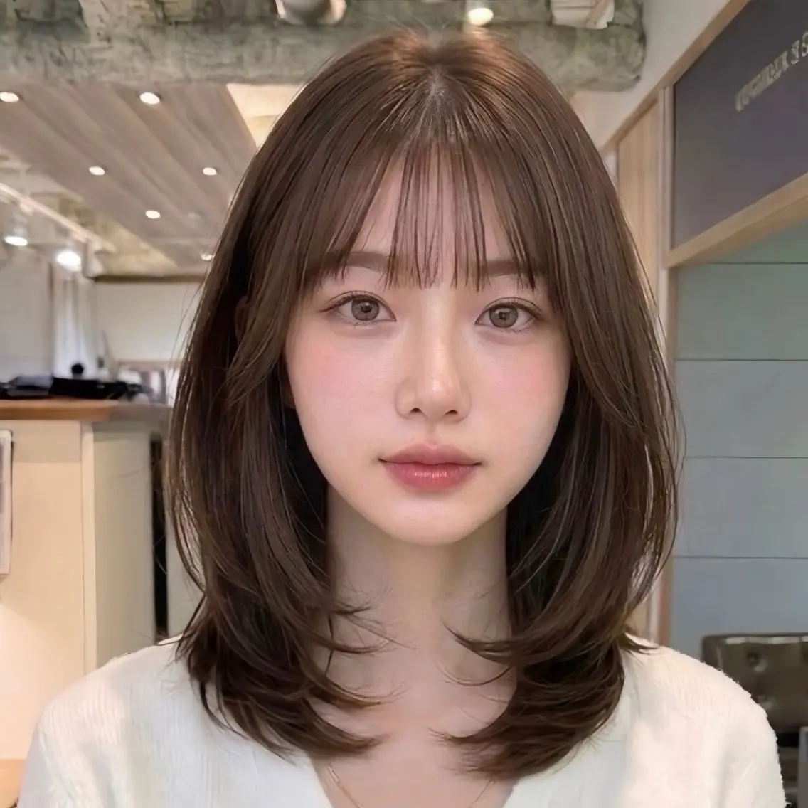 ロング 🎀モモ🎀 カットモデル🤍のヘアスタイル