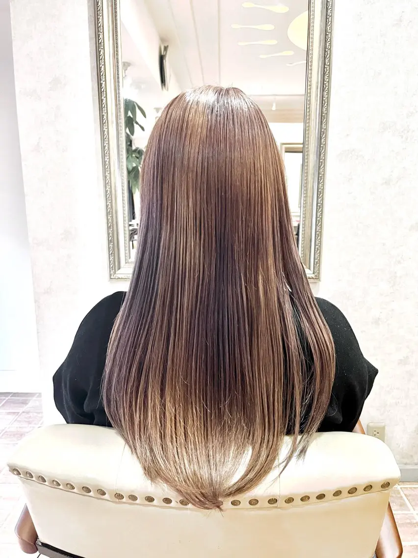 ロング カラー アディクシーカラー ブリーチ ラベンダーカラー 🔷岡村主明🔷 Lafestaのヘアスタイル