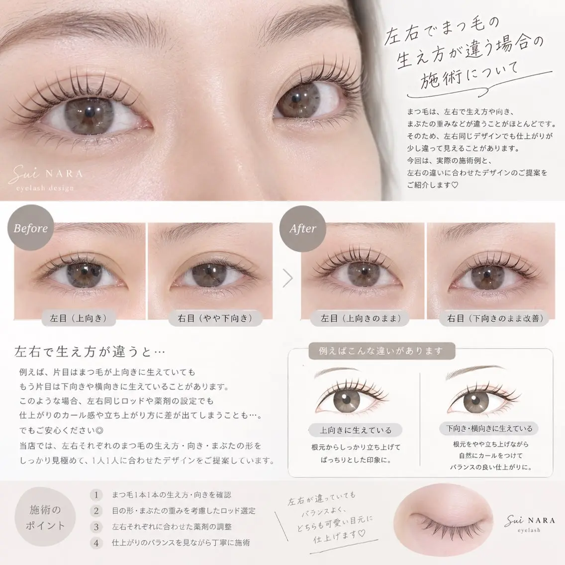 マツエク・マツパ 一重×まつ毛パーマ マツパ Sui eye  lashのマツエク・マツパデザイン