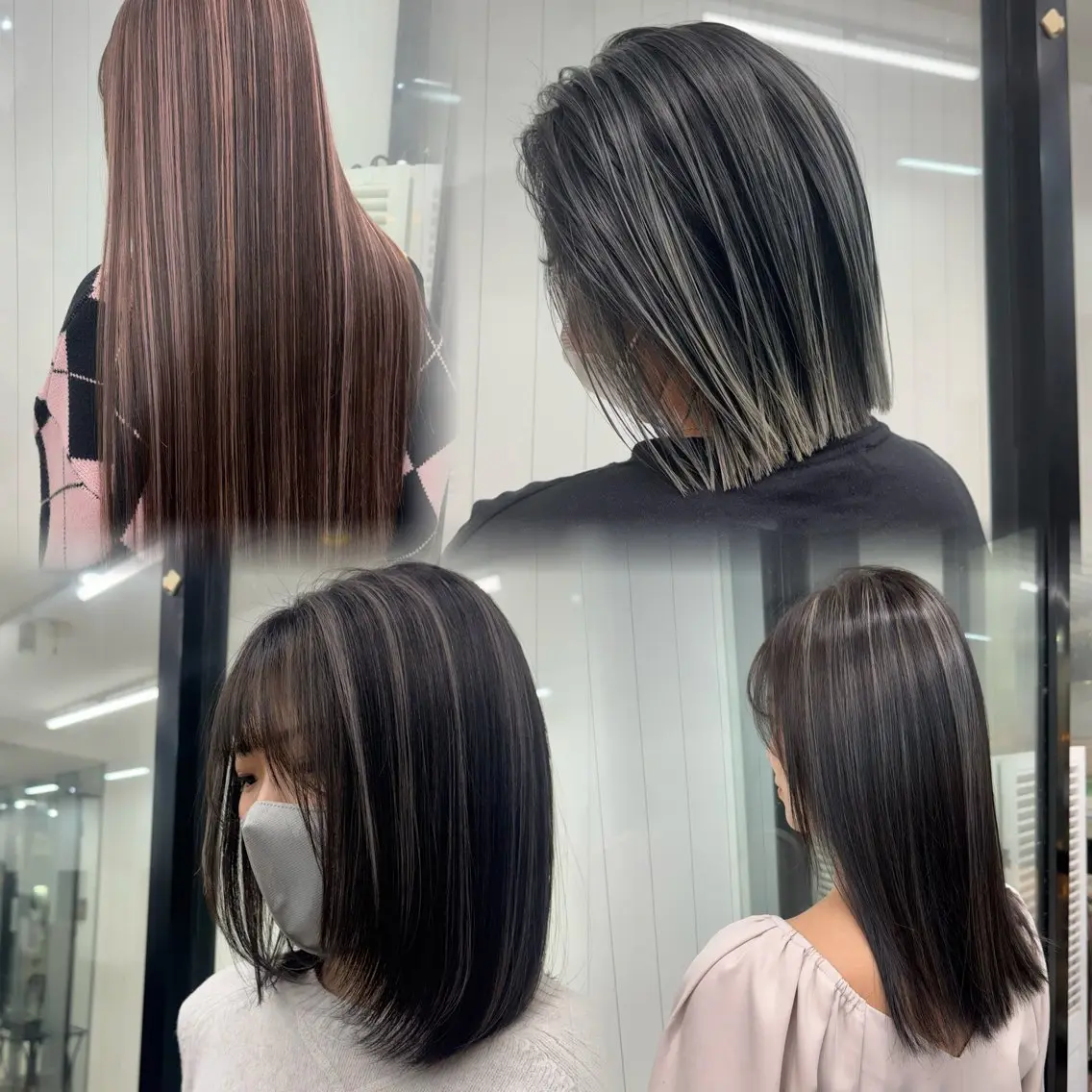 【💎ハイライト / バレイヤージュカラー💎】ブリーチ+うる艶トリートメント ¥13200の写真