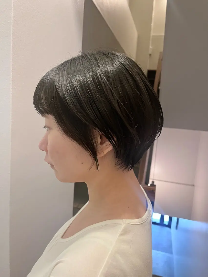 ショート 京都烏丸- イノウエ ツムギのヘアスタイル