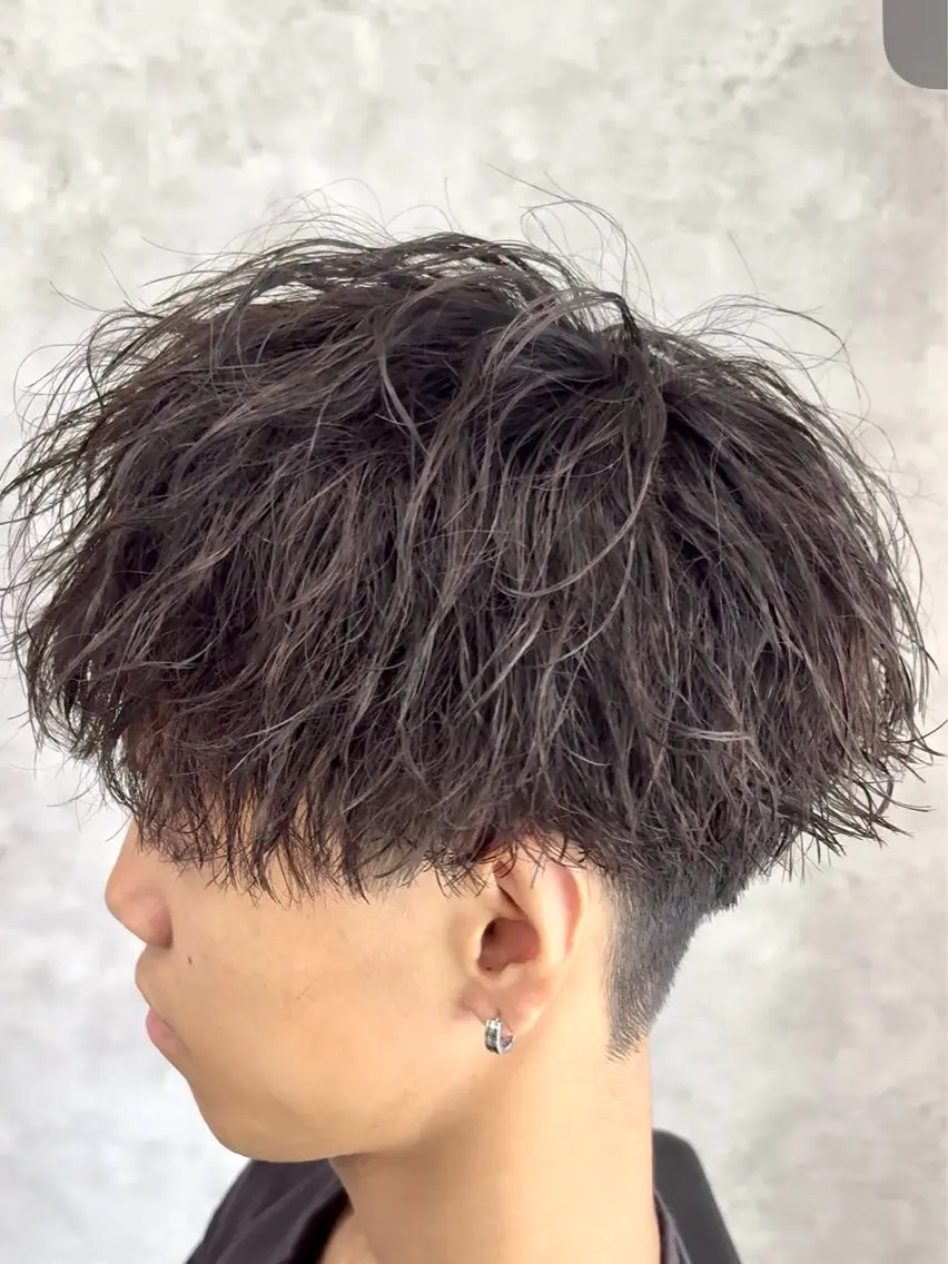 パーマ メンズ メンズパーマ ⚡️大宮パーマ特化 美容師⚡️ 真裟斗のヘアスタイル
