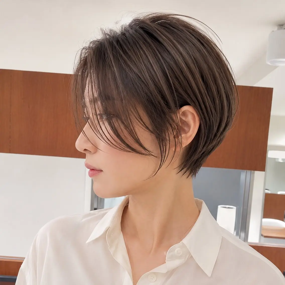 ショート レイヤーカット⭐️ ハッシュカット特化のヘアスタイル
