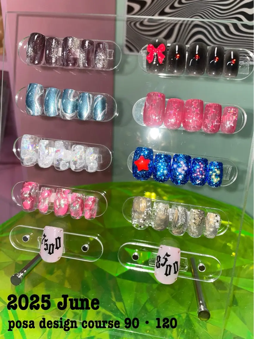 ネイル フットネイル シンプルネイル ハンドネイル posa nail モエミのネイルデザイン
