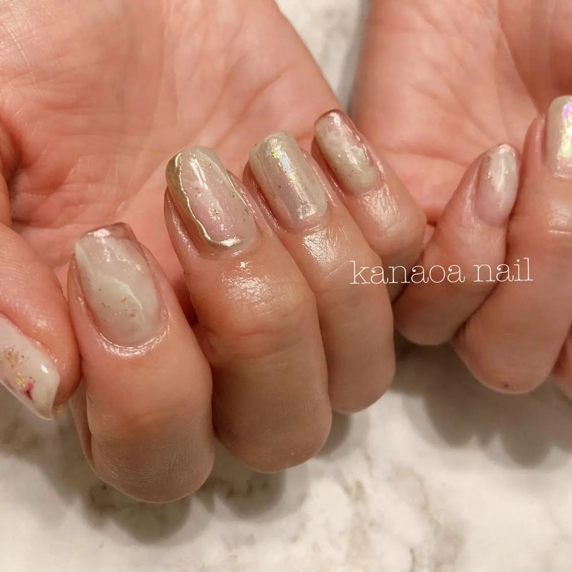 ネイル 地爪育成💅 kanaoanailのネイルデザイン