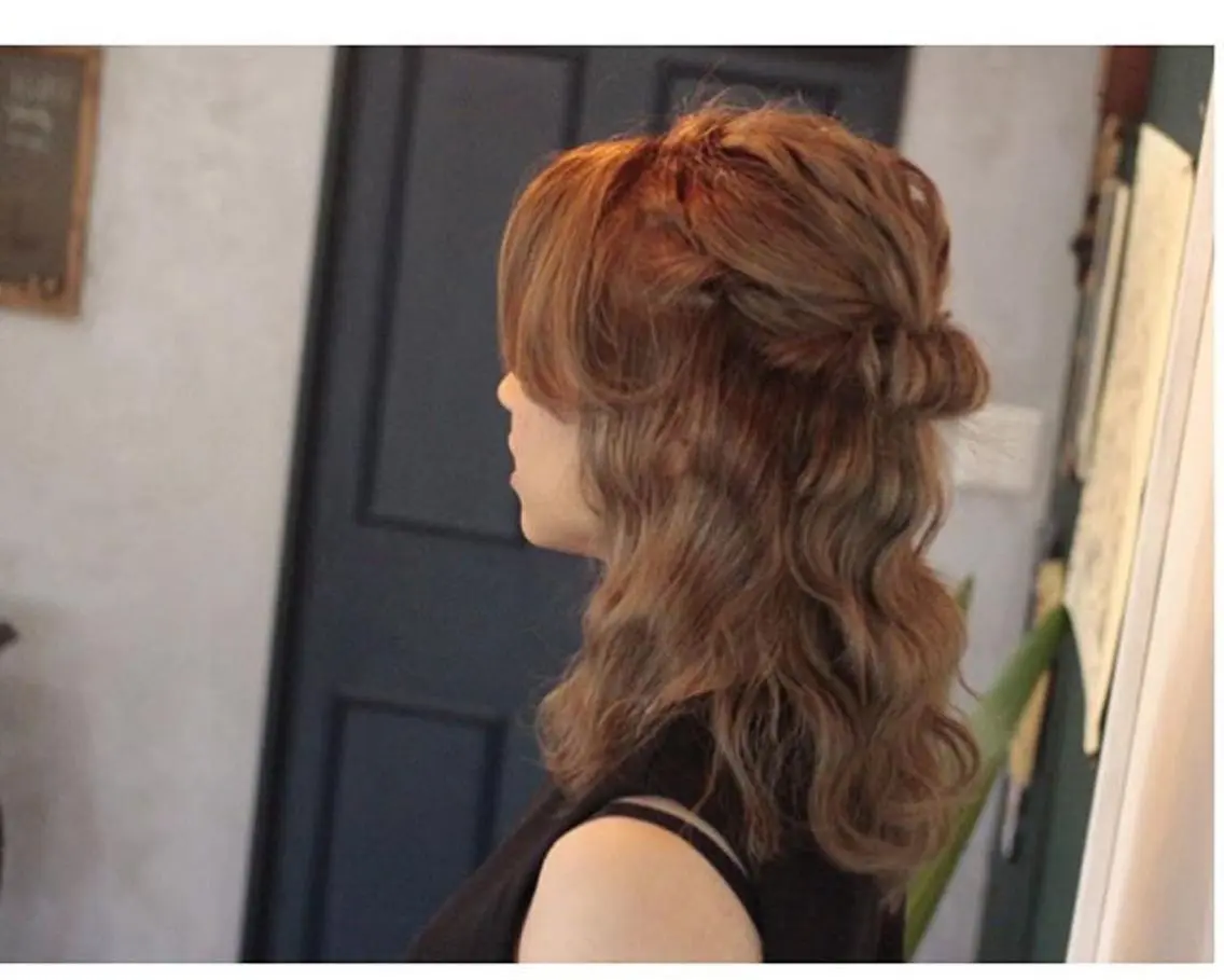 ヘアセットの写真