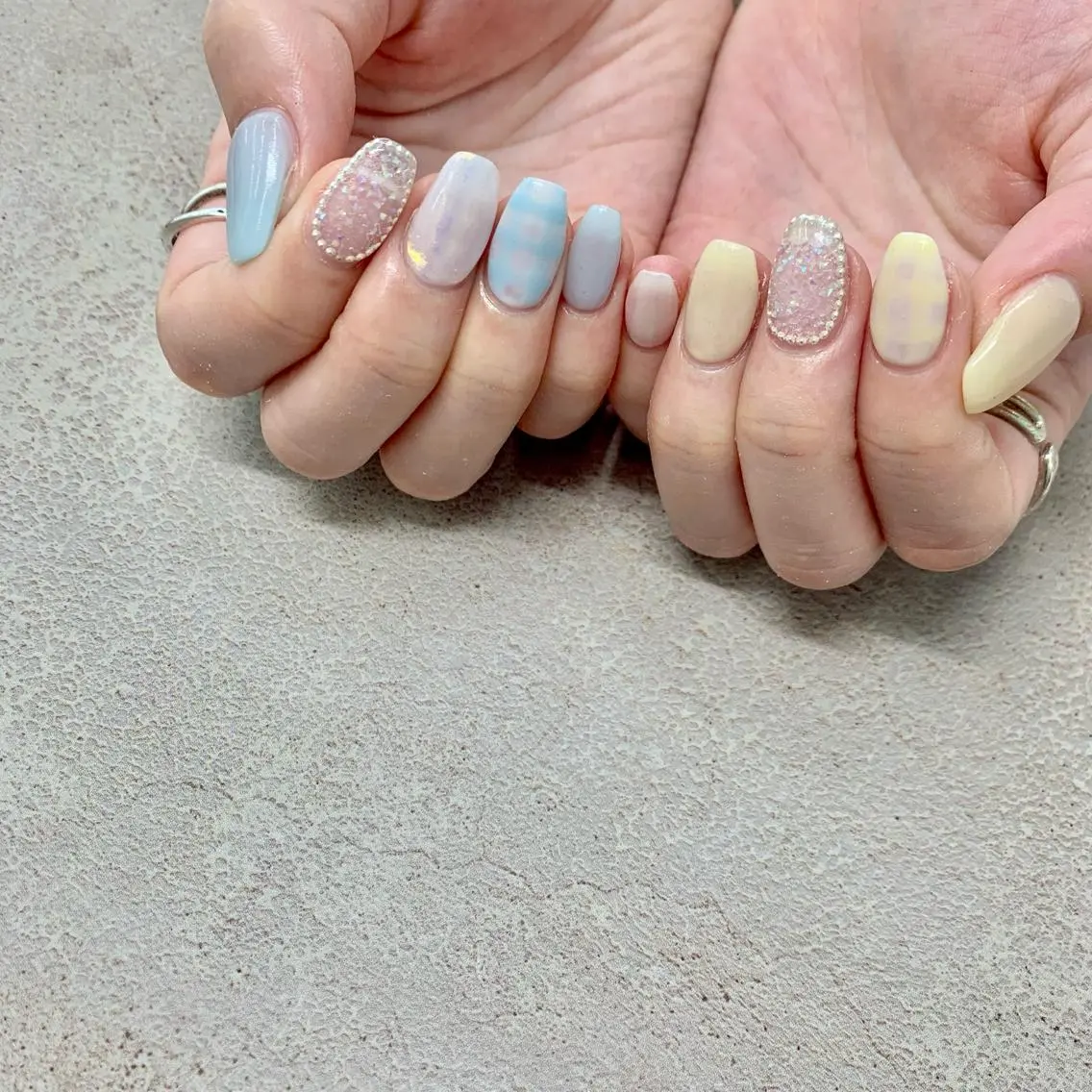 ネイル キラキラネイル ハンドネイル nailsalon -Lien-のネイルデザイン