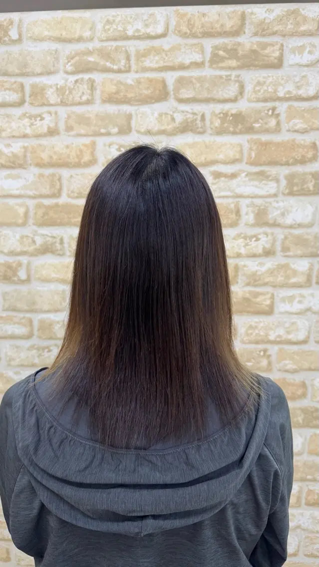 ミディアム 縮毛矯正 英斗 ひでとのヘアスタイル