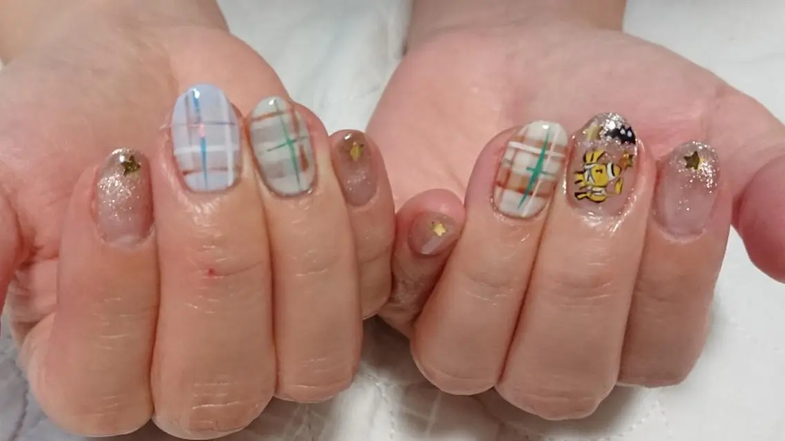ネイル ハロウィン shellnail さなえのネイルデザイン