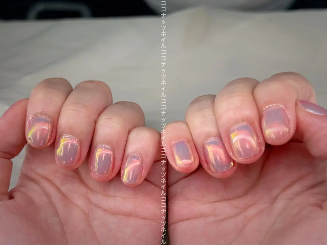ネイル HOSHINO NAIL_長さだしのネイルデザイン